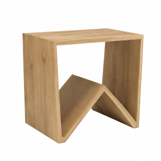 Tavolino da Salotto Moderno Rooney in Rovere, Made in Italy